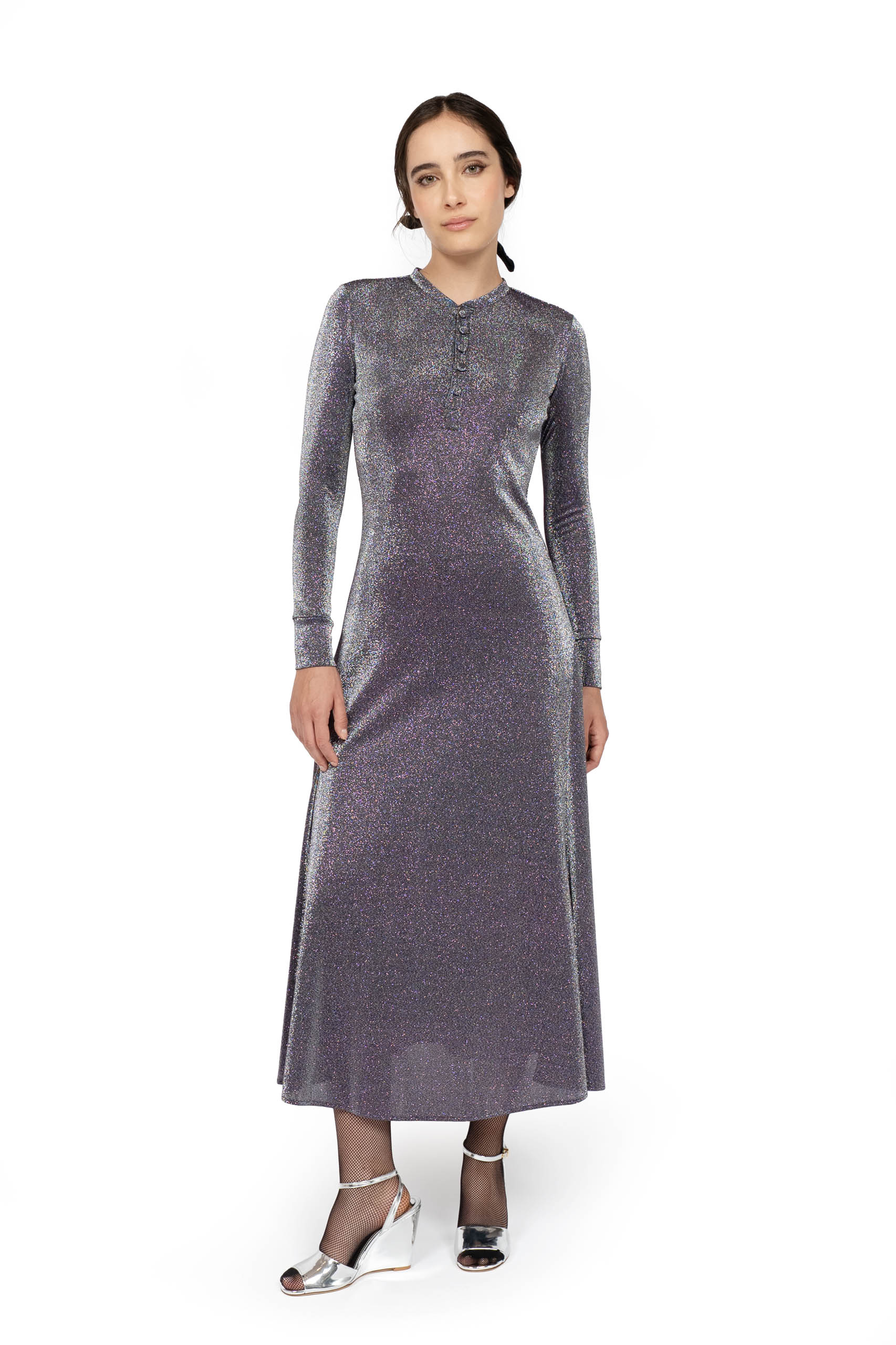 Abito in jersey lurex