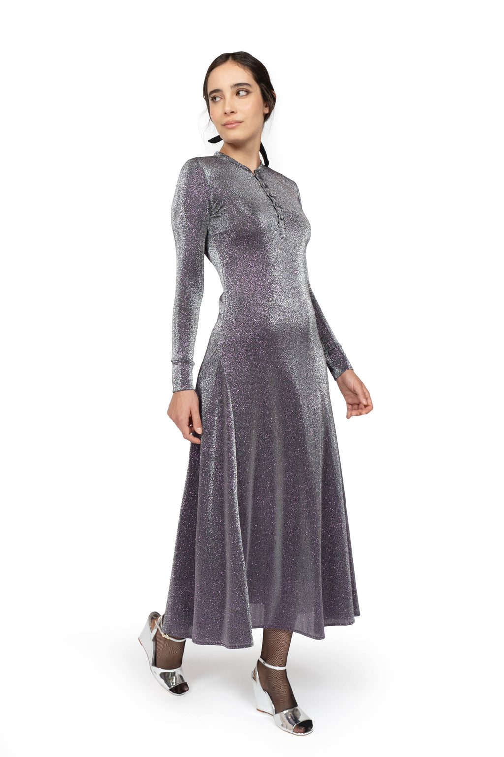 Abito in jersey lurex