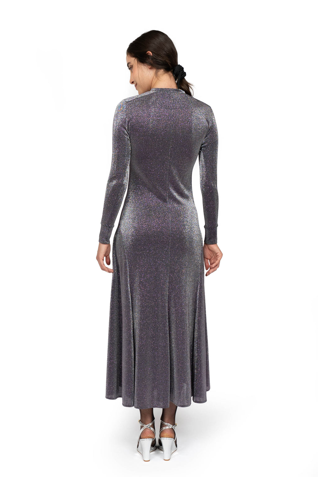 Abito in jersey lurex