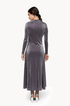 Lurex jersey dress