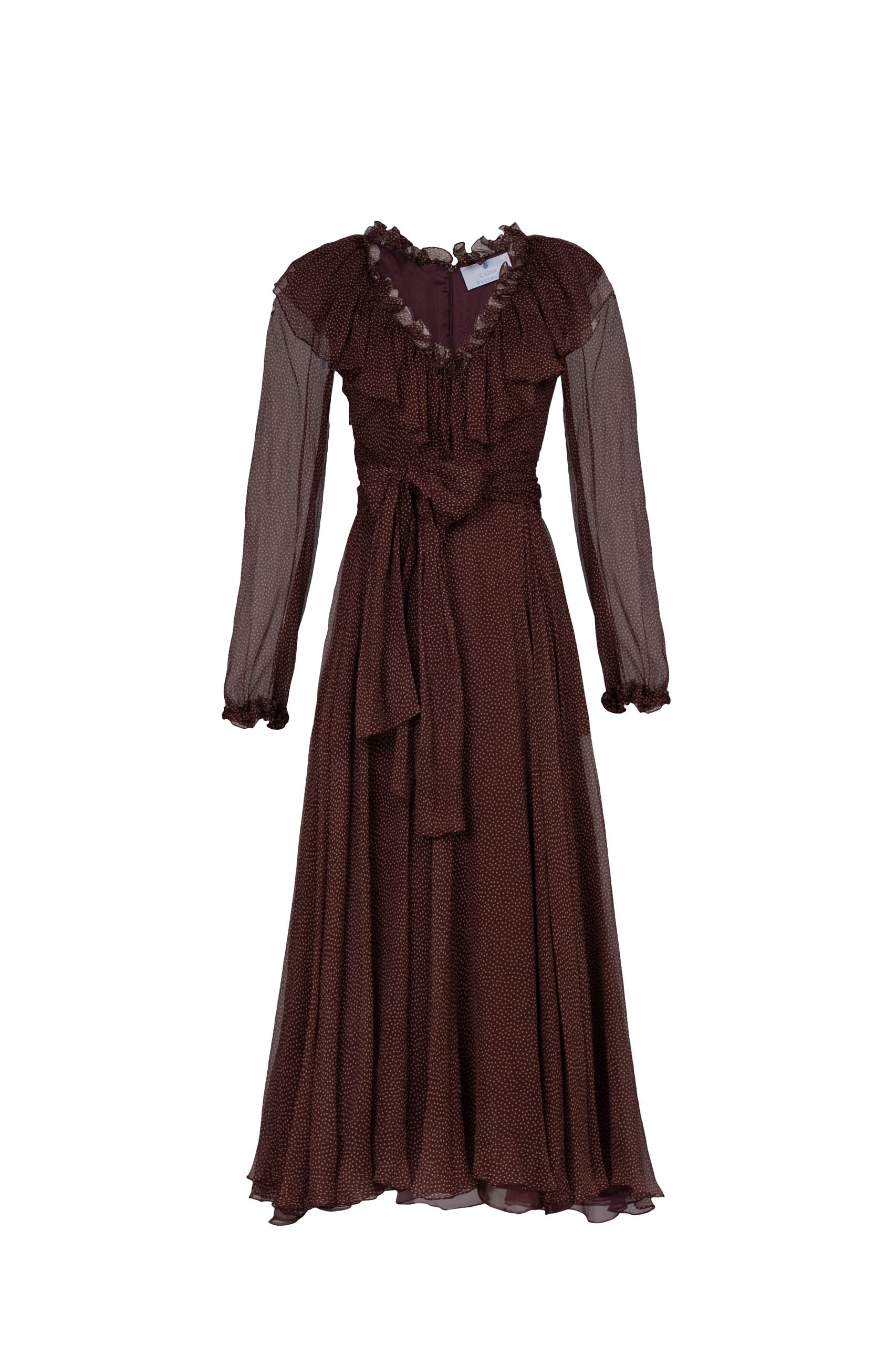 Vestito di Seta a Pois