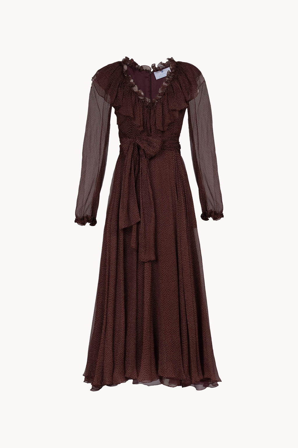 Vestito di Seta a Pois