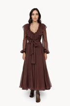 Vestito di Seta a Pois