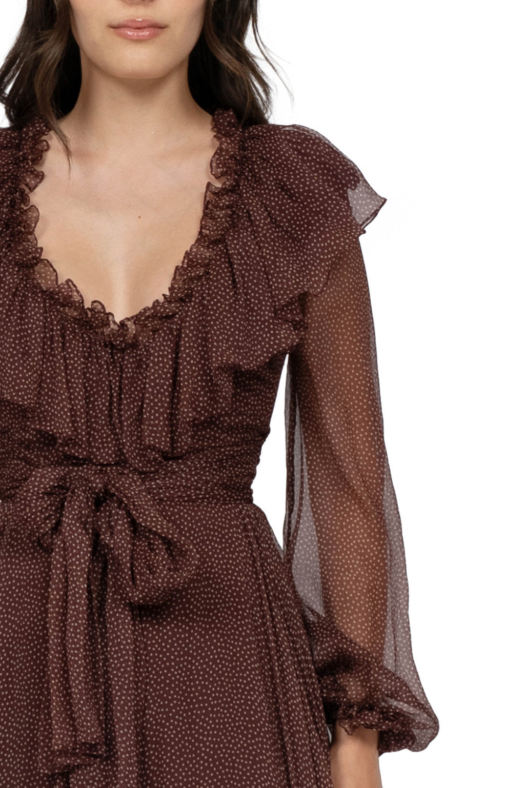 Vestito di Seta a Pois