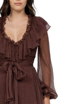 Vestito di Seta a Pois