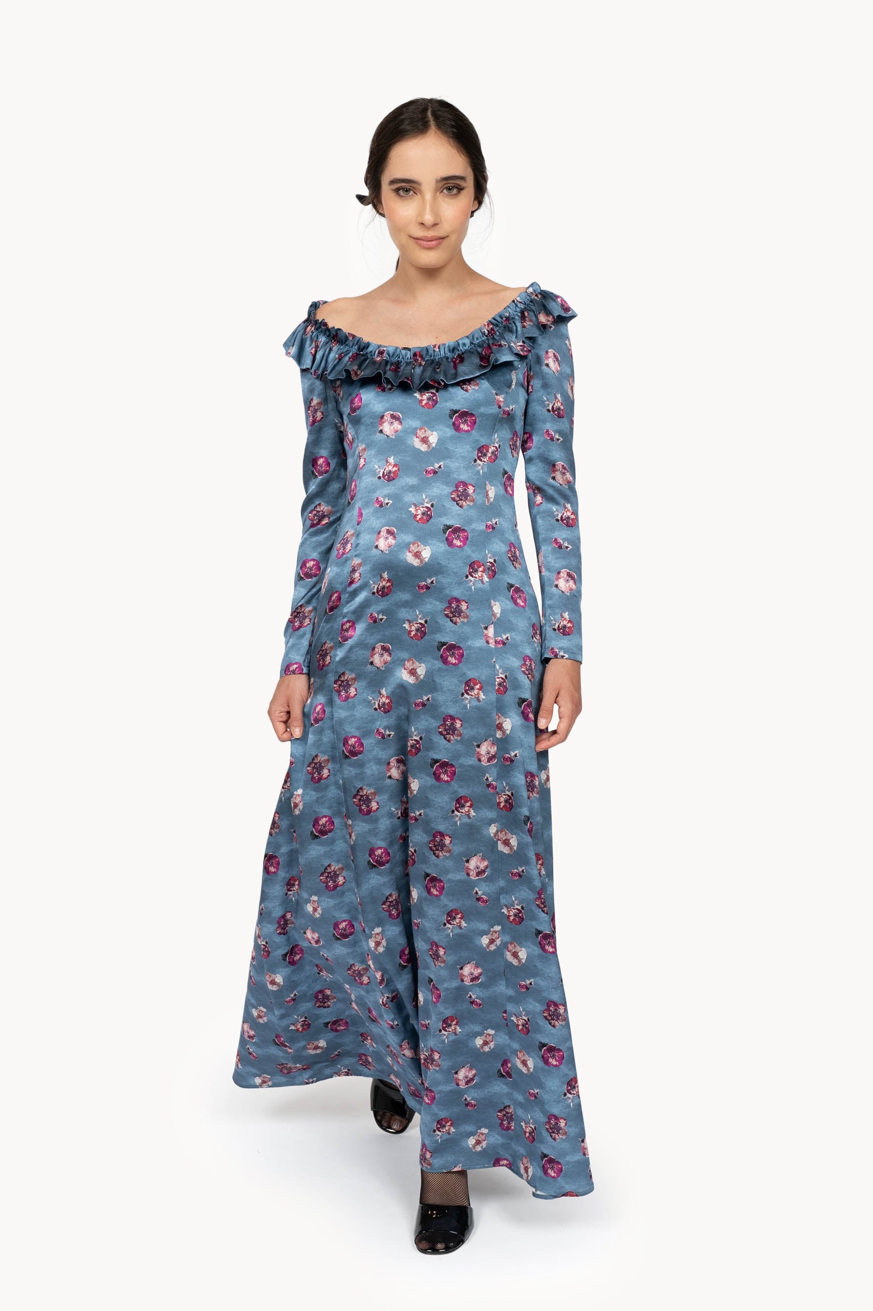 Pansy Flower Dress