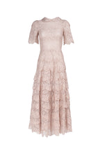 Vestito Dolly Rosa con Pizzo