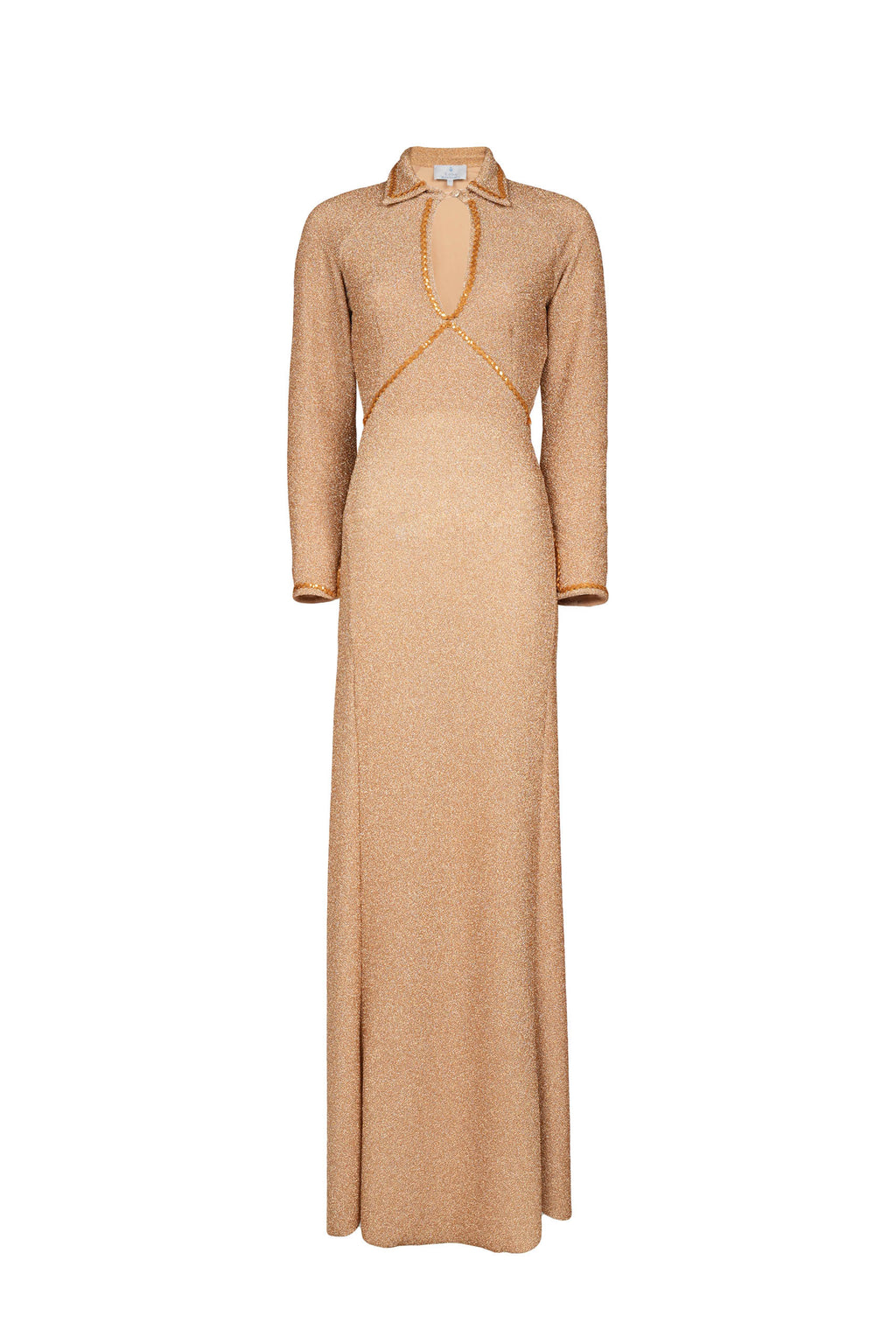 Vestito in Lurex Elasticizzato Oro