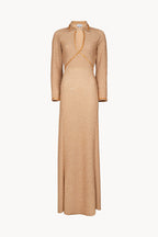 Vestito in Lurex Elasticizzato Oro