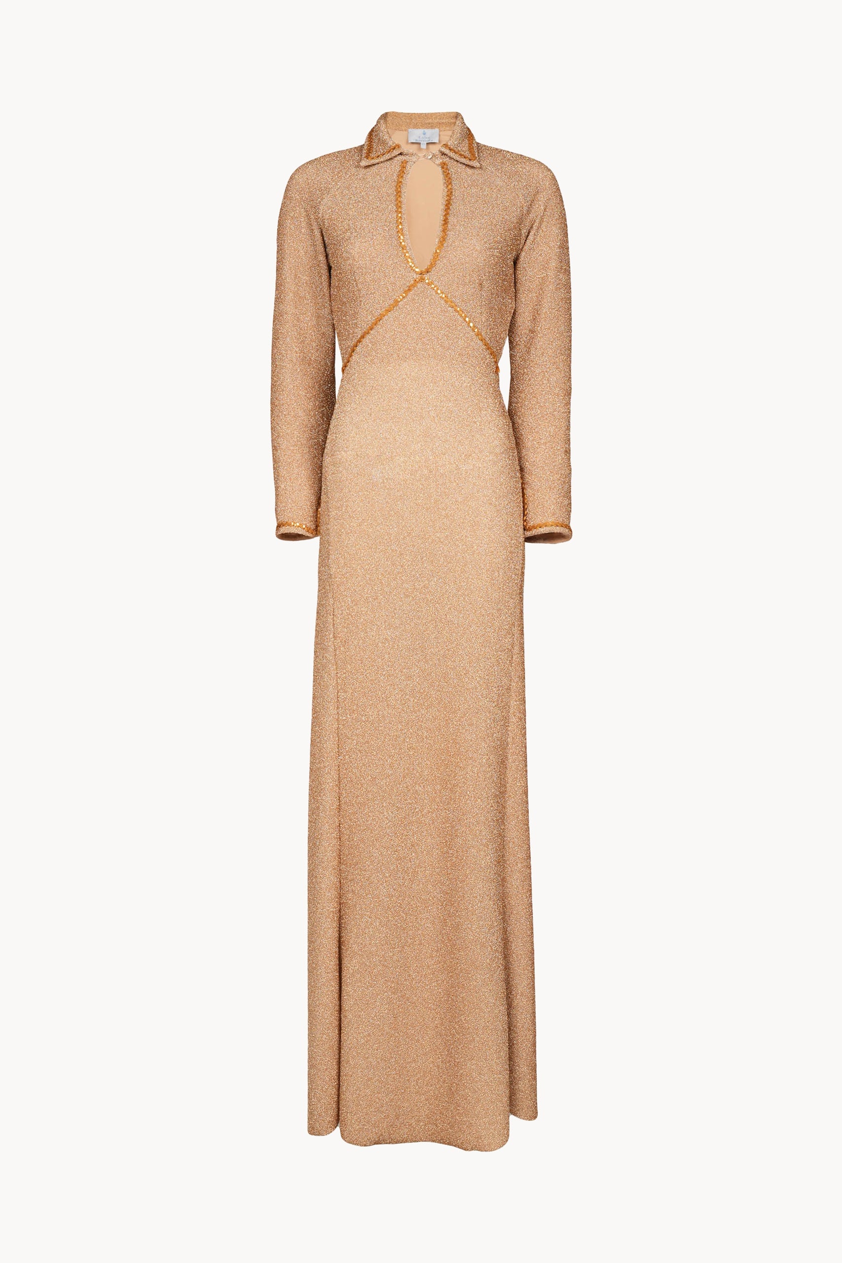 Vestito in Lurex Elasticizzato Oro