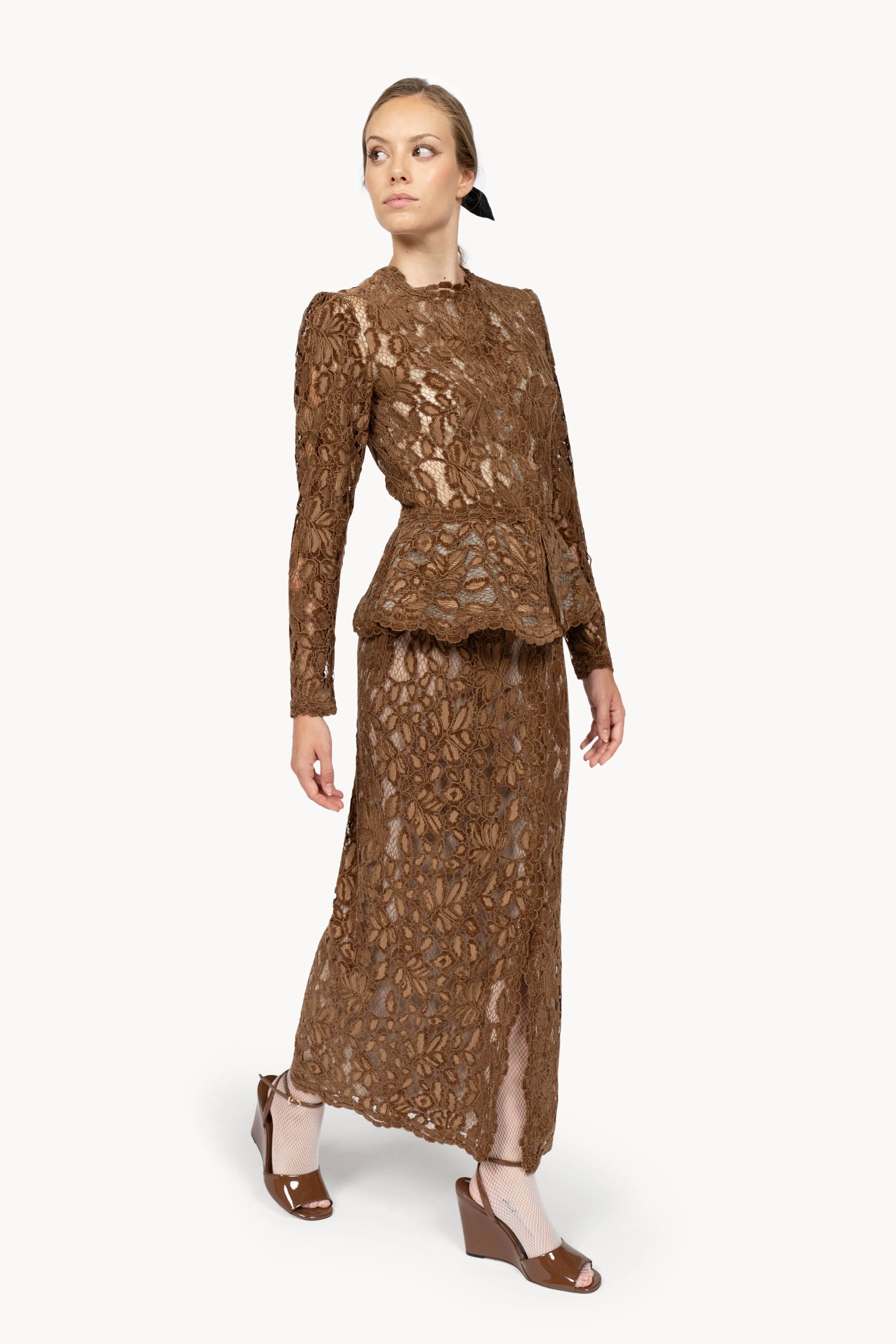 Velvet Lace Skirt