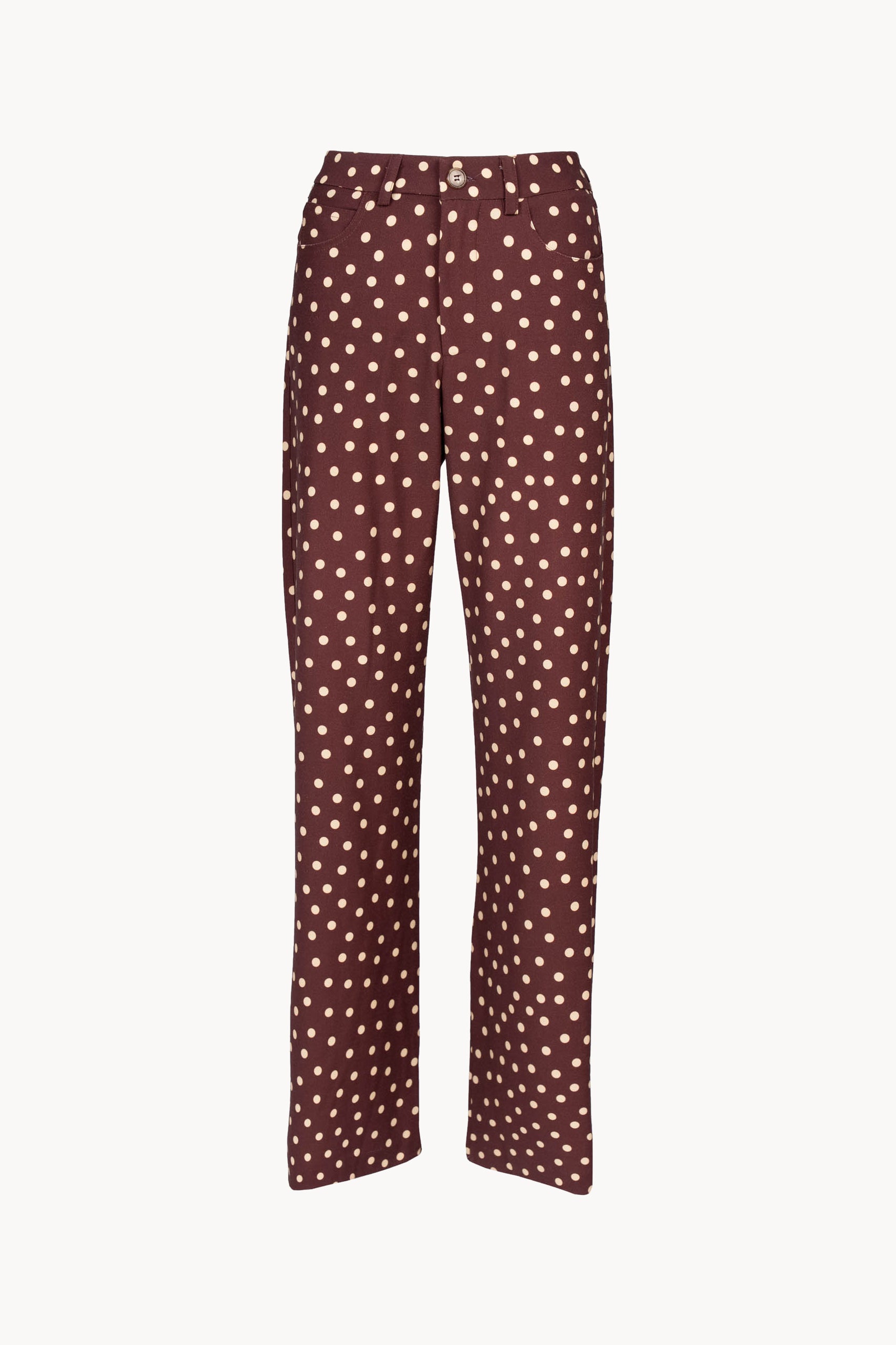 Pantaloni Palazzo Borgogna a Pois