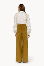 Mustard Corduory Palazzo Pants