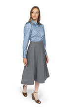 Camicia a pois azzurro chiaro