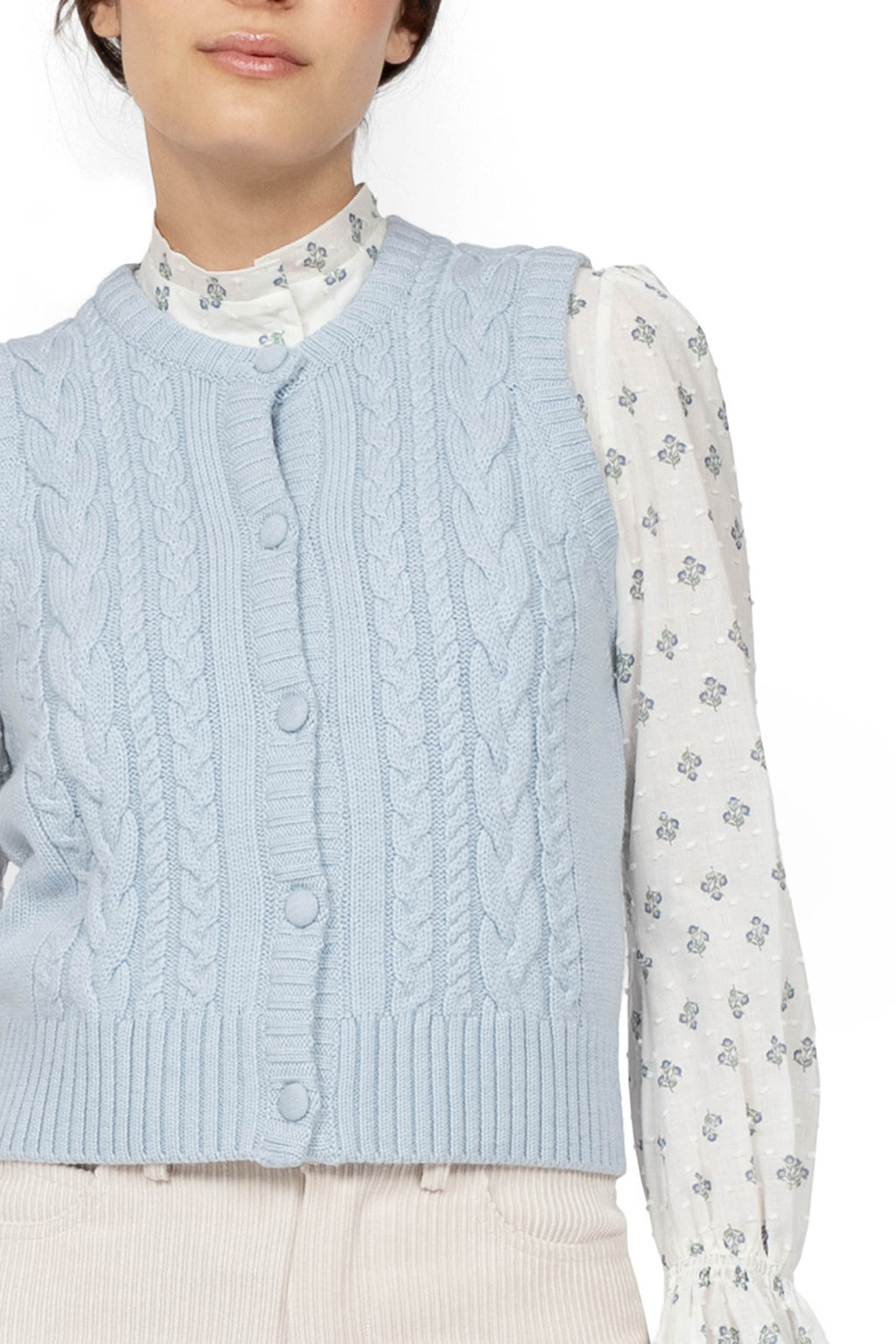 Gilet lavorato a maglia