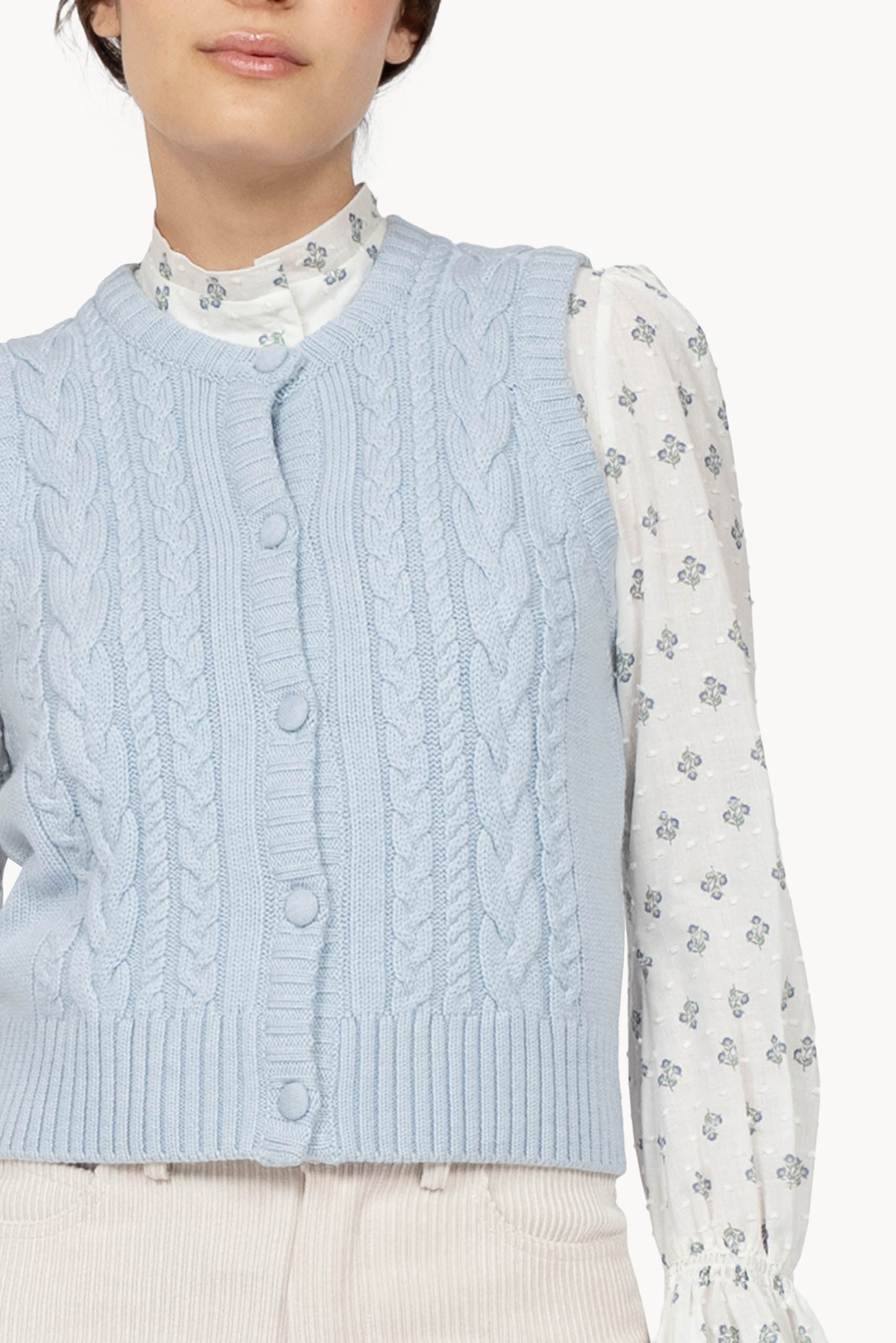 Gilet lavorato a maglia