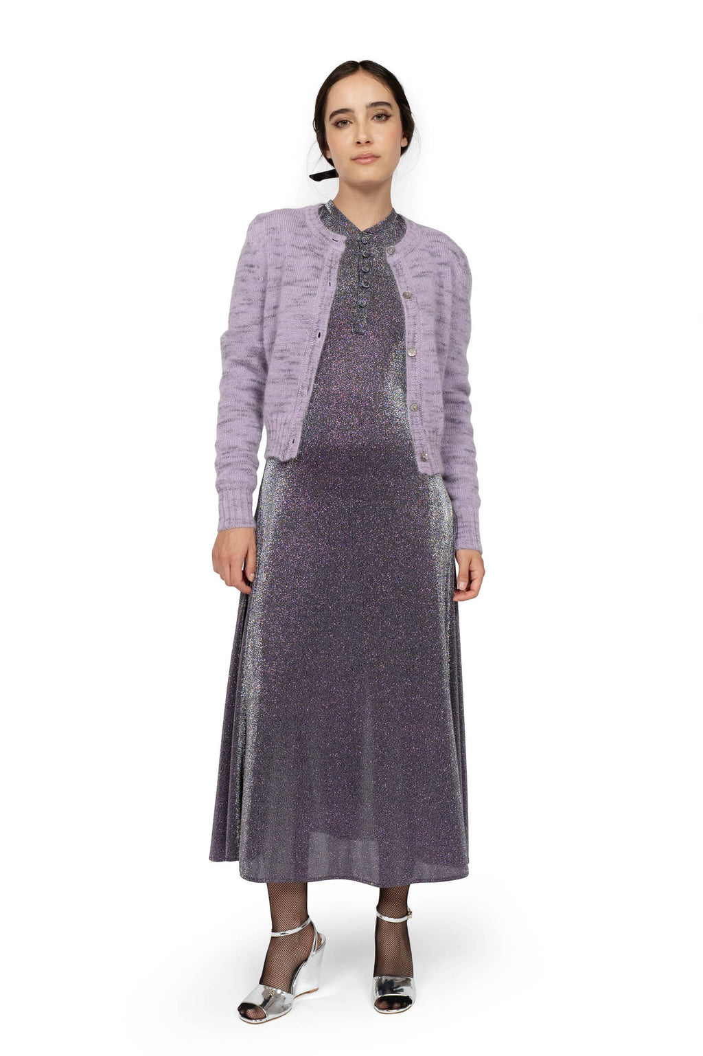 Cardigan Mélange Lilla