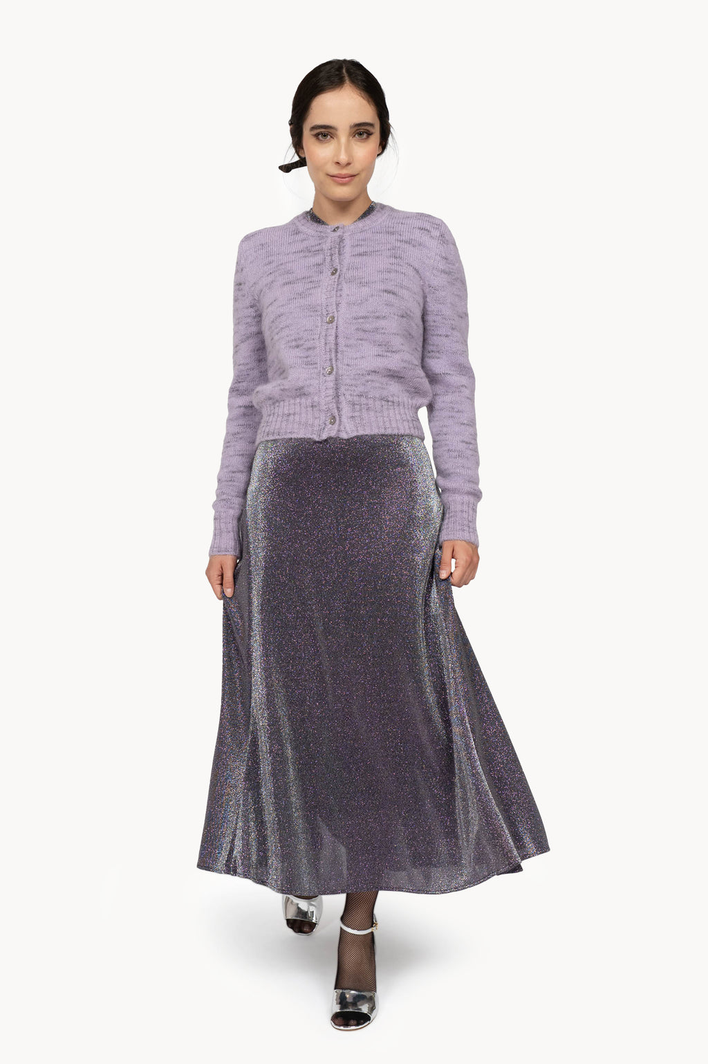 Cardigan Mélange Lilla