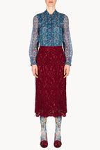 Chiffon Micro Anemones Shirt