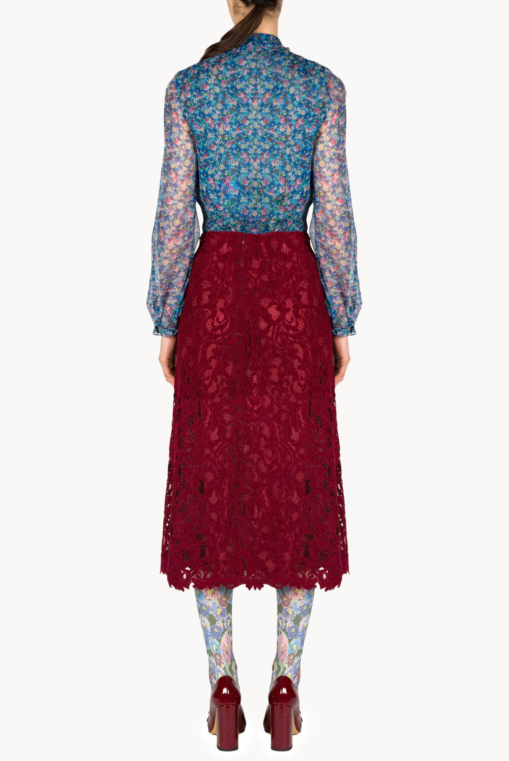 Chiffon Micro Anemones Shirt