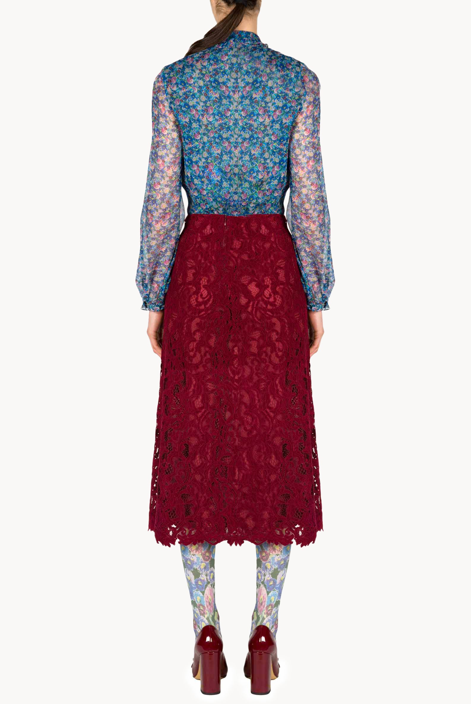Chiffon Micro Anemones Shirt