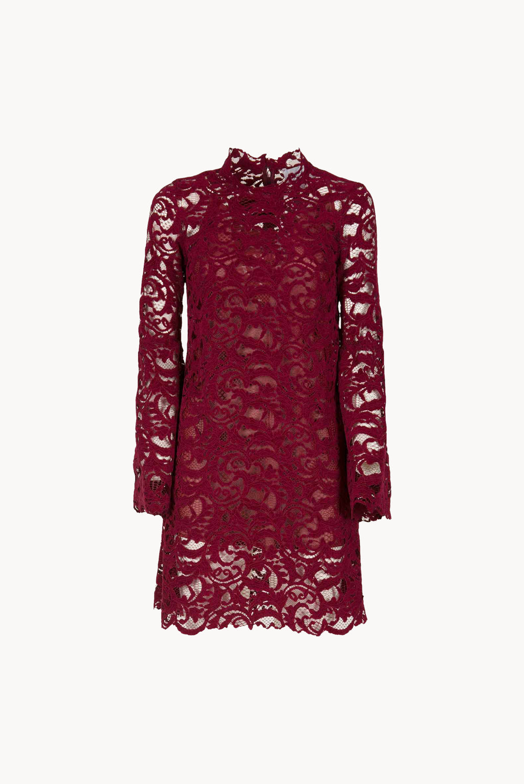 Velvet Lace Wide Sleeve Dress