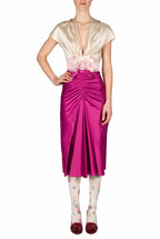 Abito kimono in satin