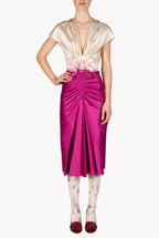 Satin Kimono dress