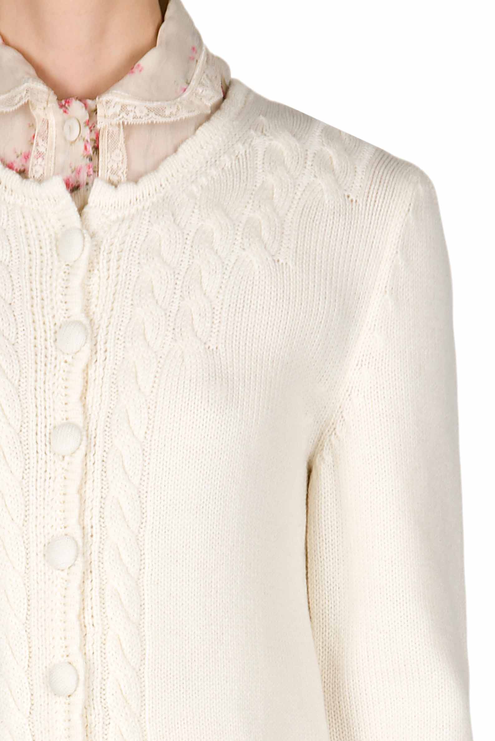 Cable Knit Wool Sweater