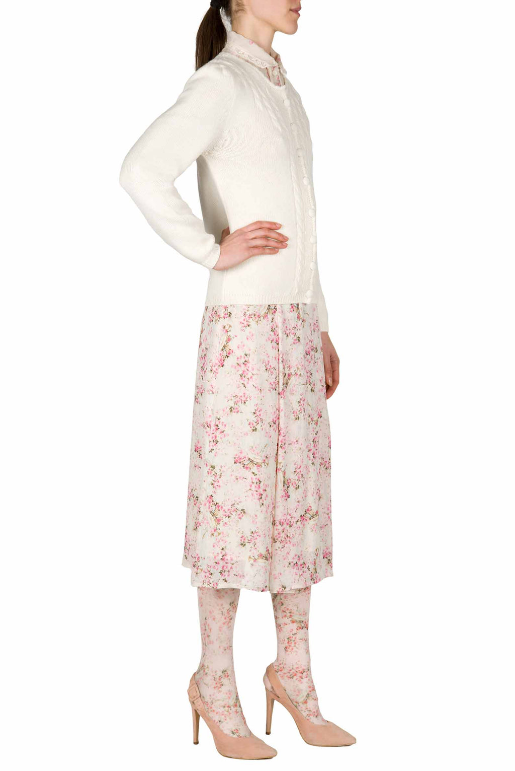 Cable Knit Wool Sweater