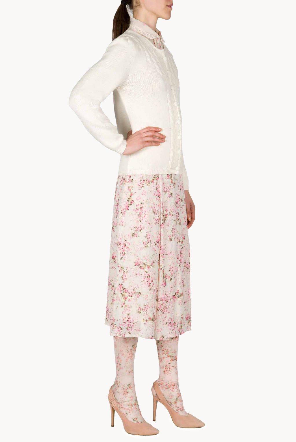 Cable Knit Wool Sweater