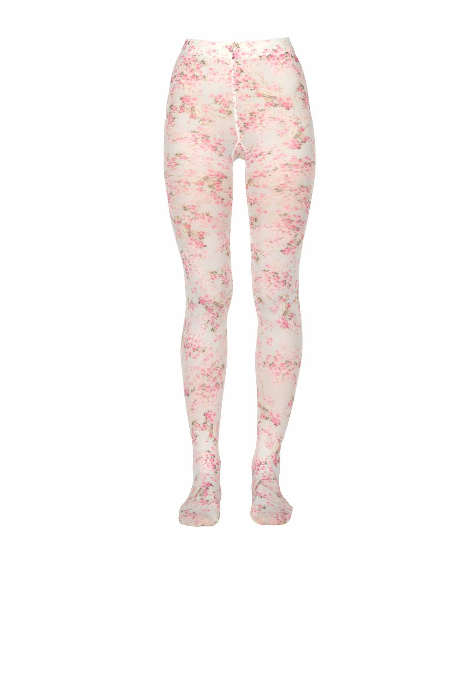 Collant in jersey con boccioli di rosa ice