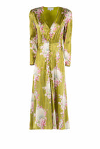 Bottoncino Cocktail Circle Of Roses Printed Dress