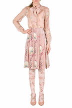 Camicia in chiffon Circle Of Roses con flake