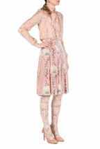 Camicia in chiffon Circle Of Roses con flake