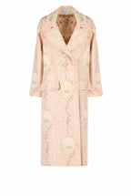 Cappotto in lana Circle Of Roses con fodera coordinata