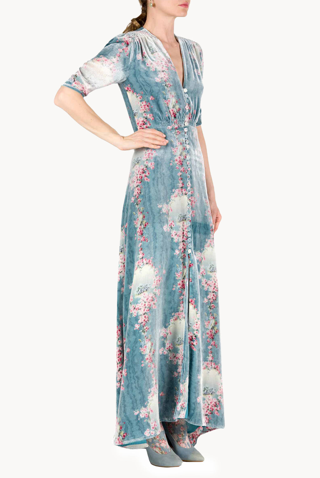 Bottoncino Devorè Circle Of Roses Dress