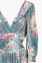 Devorè Three-Quarter Sleeve Dress