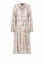 Carlamaria Georgette Circle Of Roses Dress