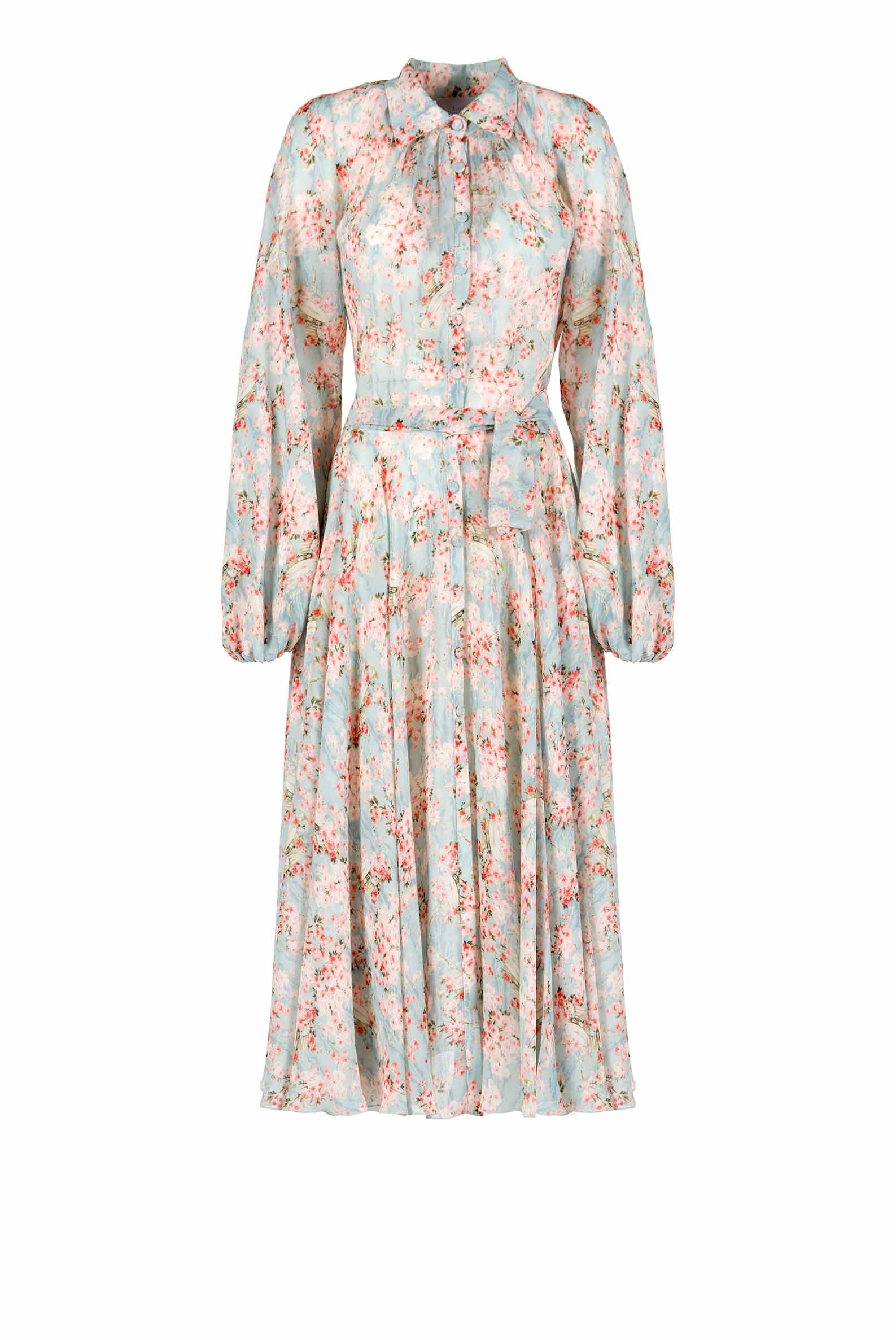 Vestito in georgette Carlamaria Circle Of Roses