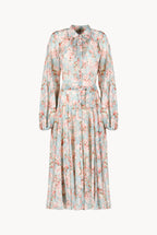 Carlamaria Georgette Circle Of Roses Dress