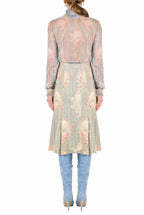 Camicia in chiffon crepon Circle Of Roses