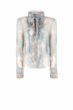Camicia in chiffon crepon Circle Of Roses