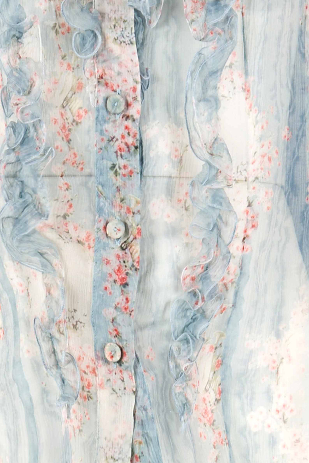 Camicia in chiffon crepon Circle Of Roses