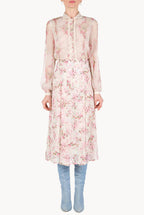 Circle Of Roses Chiffon Shirt