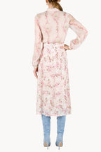 Georgette Rose Buds Printed Skirt