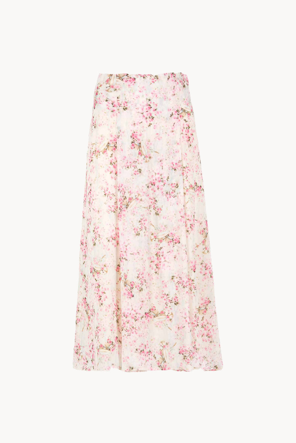 Georgette Rose Buds Printed Skirt