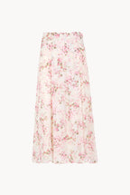 Georgette Rose Buds Printed Skirt