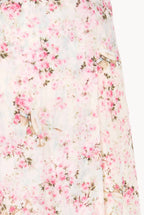 Georgette Rose Buds Printed Skirt