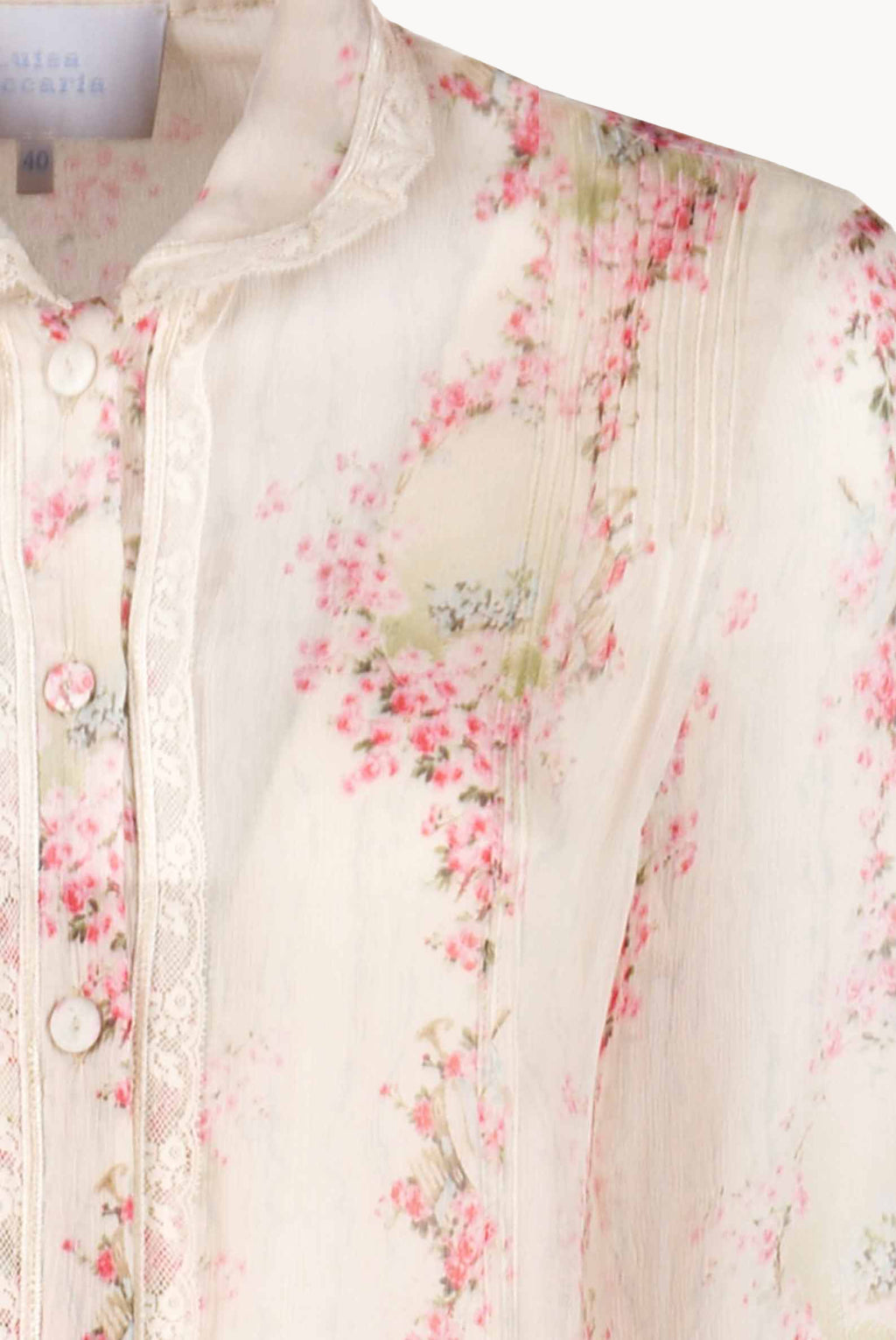Circle Of Roses Chiffon Shirt